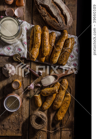 Home-baked bread sticks Home-baked bread sticks 39660389