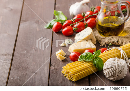 Still life photo, background with pasta and cheese Still life photo, background with pasta and cheese 39660735