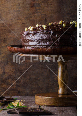 Chocolate cake three layers Chocolate cake three layers 39661629
