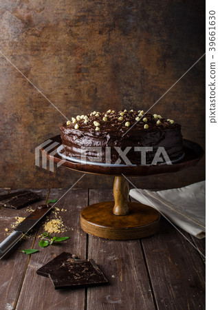 Chocolate cake three layers Chocolate cake three layers 39661630