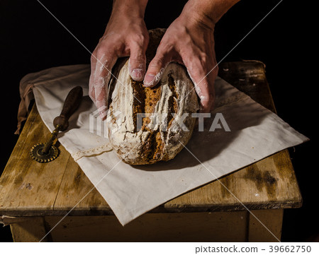 Homemade bread rustic sourdough Homemade bread rustic sourdough 39662750