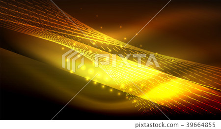 Smooth light effect, straight lines on glowing 39664855