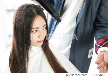 Hairdresser hairdresser customer dryer 39665866