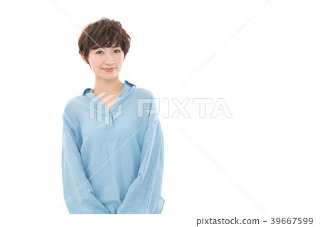 Young woman laughing Young woman laughing 39667599