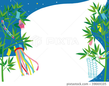 Tanabata background illustration 39669105