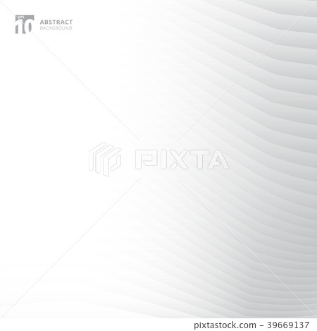 Abstract gray and white curved lines pattern - Stock Illustration ...