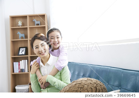 Happy mother and daughter Happy mother and daughter 39669645