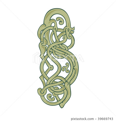 Urnes Snake Mono Line 39669743