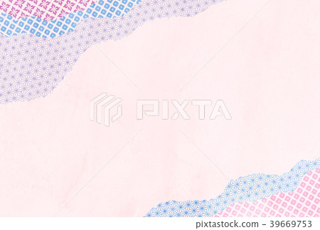 Japanese pattern frame 39669753