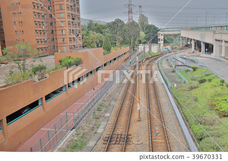 Light rail in the Siu Hong Tuen Mun 39670331