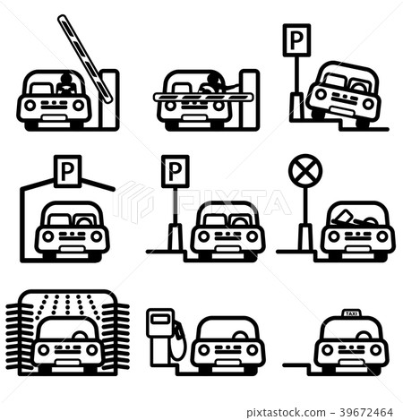 Passenger Car in various places 39672464