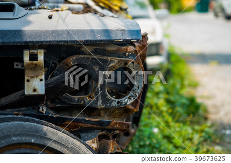 Old car cemetery Old car cemetery 39673625