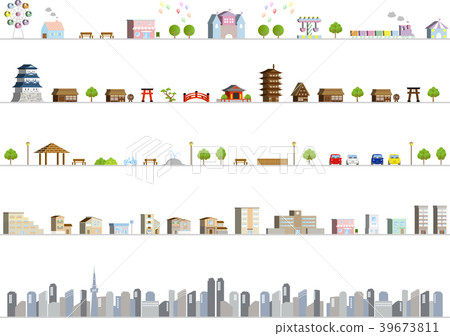 Townscape set 39673811