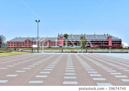 Clear red brick warehouse Clear red brick warehouse 39674740