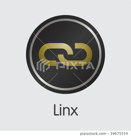 Linx - Virtual Currency Coin Pictogram. 39675554