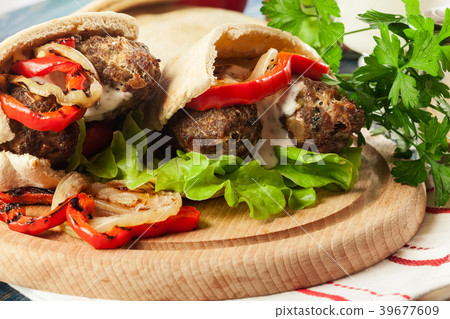 Tasty kofta kebab 39677609