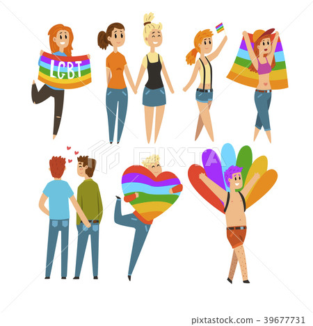 Lgbt people community celebrating gay pride, love 39677731
