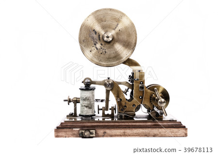 old telegraph machine 39678113