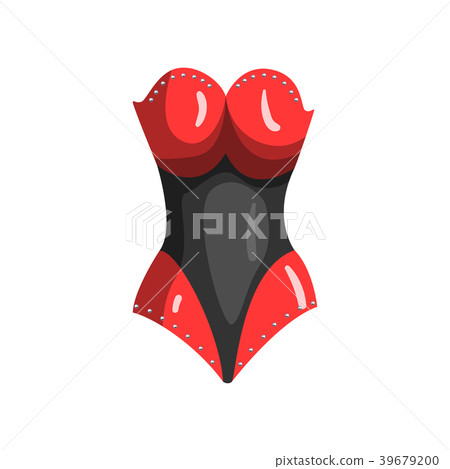 Black and red leather corset, fetish stuff for Black and red leather corset, fetish stuff for 39679200
