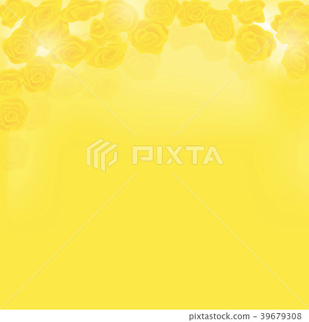 Yellow flower square frame father's day celebration Yellow flower square frame father's day celebration 39679308