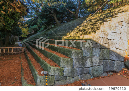 福井城堡廢墟風景在秋天 福井城堡廢墟風景在秋天 39679310