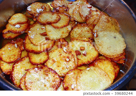 Sweet potato food dish 39680244