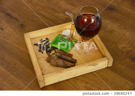 Iced masala spiced tea and spices Iced masala spiced tea and spices 39680247