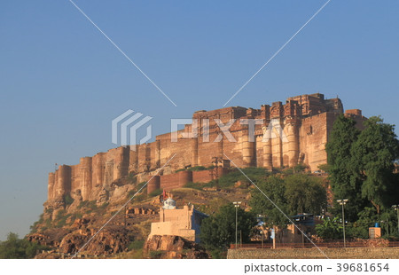 印度烏代浦歷史建築Mehrangarh堡 印度烏代浦歷史建築Mehrangarh堡 39681654
