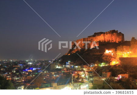 印度烏代浦歷史建築Mehrangarh堡 印度烏代浦歷史建築Mehrangarh堡 39681655