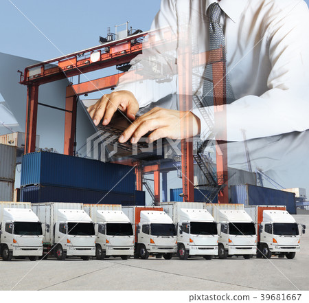 Transportation, import-export logistics concept Transportation, import-export logistics concept 39681667