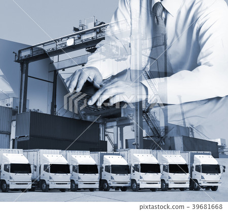 Transportation, import-export logistics concept 39681668
