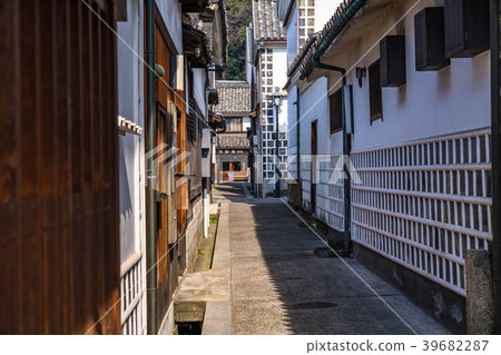 "Okayama Prefecture" Kurashiki beauty district, nostalgic cityscape 39682287