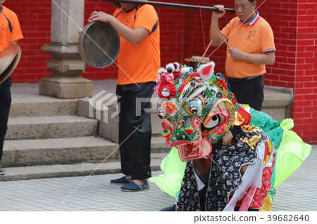 a qilin dance at Tin Hau Temple hk 39682640
