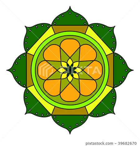 abstract cute mandala abstract cute mandala 39682670