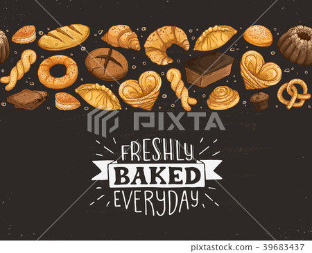 fresh bread poster 39683437