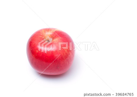 Red apple on white background Red apple on white background 39684765