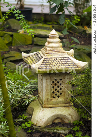 decorative garden lantern toro in Japanese style decorative garden lantern toro in Japanese style 39688614