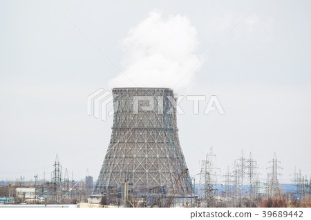 Thermal power plant. Energy industry. 39689442
