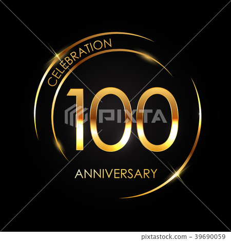 Template 100 Years Anniversary Vector Illustration 39690059