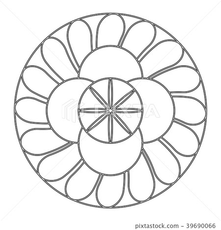 abstract cute mandala abstract cute mandala 39690066