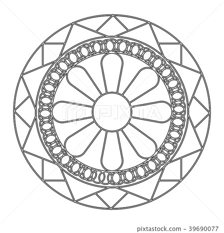 abstract cute mandala 39690077