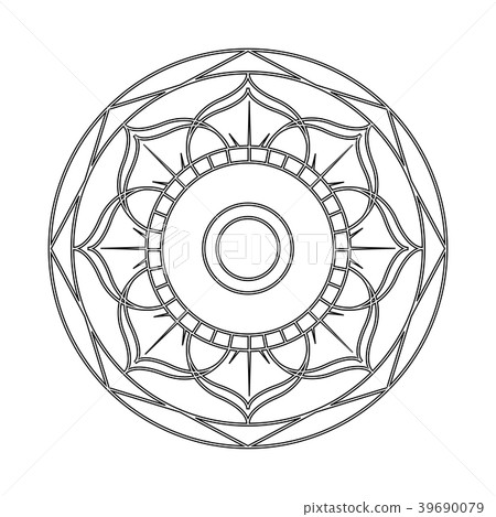 abstract cute mandala 39690079