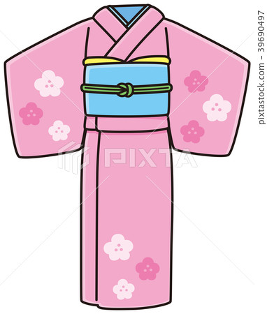 kimono - Stock Illustration [39690497] - PIXTA