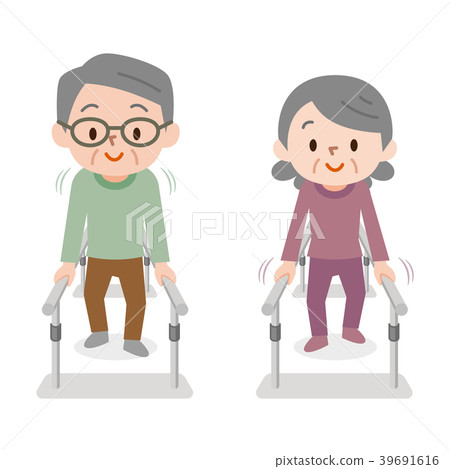 Walking training senior 39691616