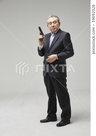 Business, luck, senior, old age, old man, Korean 39692026