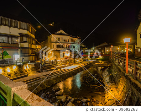 湯村溫泉夜景照亮 39692268
