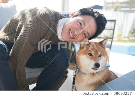 Shiba inu best sale with person