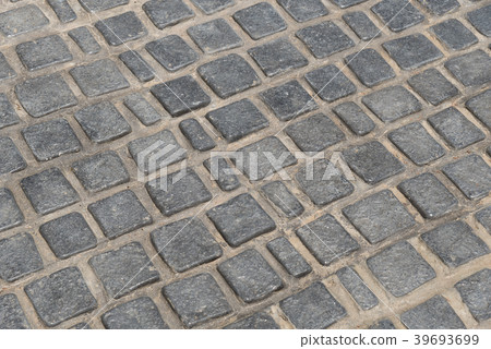 Texture or pattern of many stone walkway. 39693699