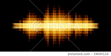 Audio or music shiny sound waveform with Audio or music shiny sound waveform with 39694128