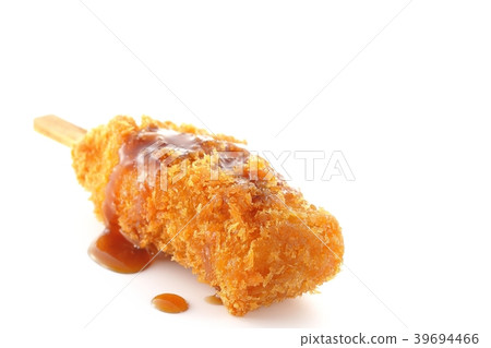 Salmon cutlet sauce 39694466